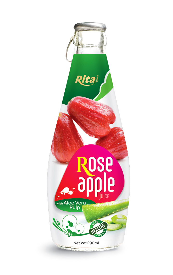 290ml روز عصير التفاح مع الصبار اللب